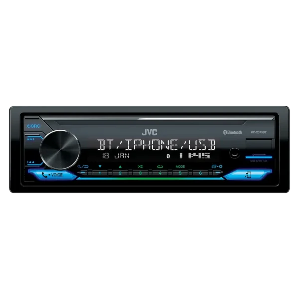JVC KD-X375BT car media receiver Black 50 W Bluetooth