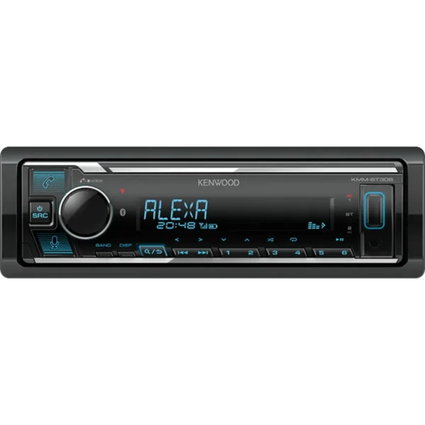 Kenwood KMM-BT306 car media receiver Black 200 W Bluetooth