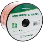InLine Speaker Cable 2x 1.5mm² CCA transparent 50m