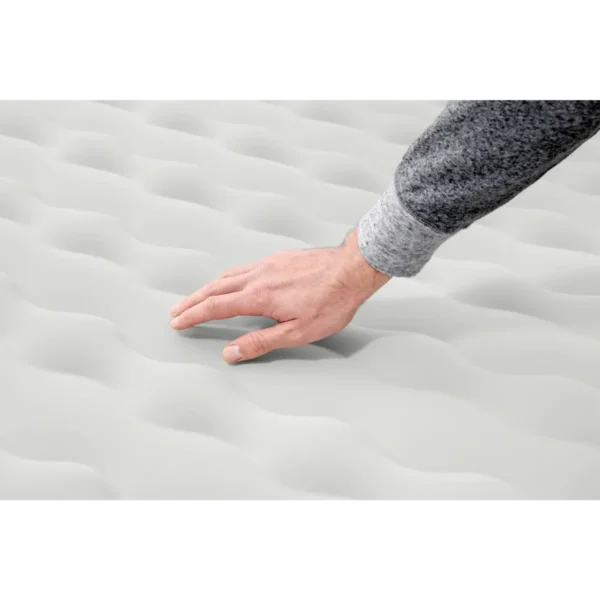 Bestway Fortech Air Mattress Queen with Built-in AC Pump and Antimicrobial Coating 2.03 m x 1.52 m x 36 cm