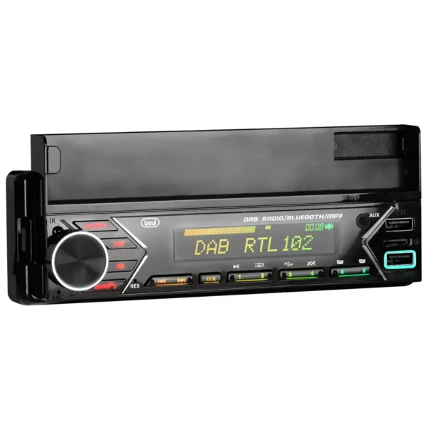 Trevi 160W DAB FM CAR RADIO SUPPORT SMARTPHONE 7″ WIRELESS USB MICRO SD SCD 5753 DAB