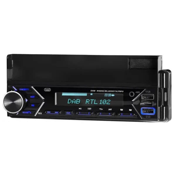 Trevi 160W DAB FM CAR RADIO SUPPORT SMARTPHONE 7″ WIRELESS USB MICRO SD SCD 5753 DAB