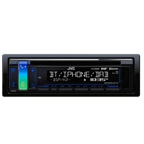 JVC KD-DB98BT Black 22 W Bluetooth