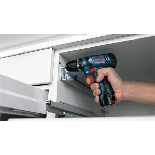 Bosch GSR 12V-15 Professional 650 g Black, Blue, Red, Silver