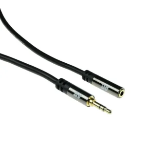 ACT AK6256 audio cable 10 m 3.5mm Black