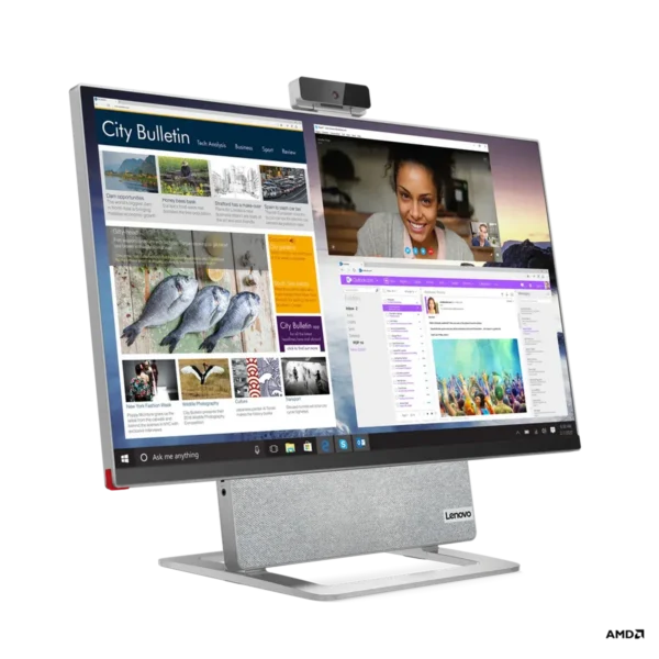 Lenovo Yoga AIO 7 27ACH6 AMD Ryzen™ 7 5800H 68.6 cm (27″) 3840 x 2160 pixels All-in-One PC 16 GB DDR4-SDRAM 1 TB SSD AMD Radeon RX 6600M Windows 11 Home Wi-Fi 6 (802.11ax) Grey