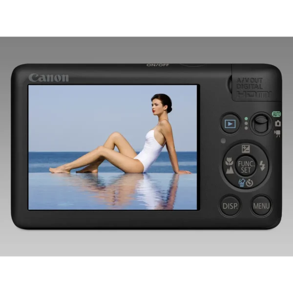 Canon Digital IXUS 120 IS 1/2.3″ Compact camera 12 MP CCD 4000 x 3000 pixels Black
