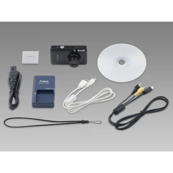 Canon Digital IXUS 120 IS 1/2.3″ Compact camera 12 MP CCD 4000 x 3000 pixels Black