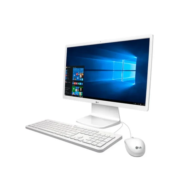LG V series 24V360-L.AR3WB All-in-One PC/workstation Intel® Pentium® N3700 60.5 cm (23.8″) 1920 x 1080 pixels 4 GB DDR3L-SDRAM 500 GB HDD Windows 10 Home Wi-Fi 5 (802.11ac) White