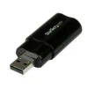 StarTech.com USB Stereo Audio Adapter External Sound Card