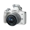 Canon EOS M50 + EF-M 15-45mm f/3.5-6.3 IS STM + EF-M 22mm f/2 STM SLR Camera Kit 24.1 MP CMOS 6000 x 4000 pixels White