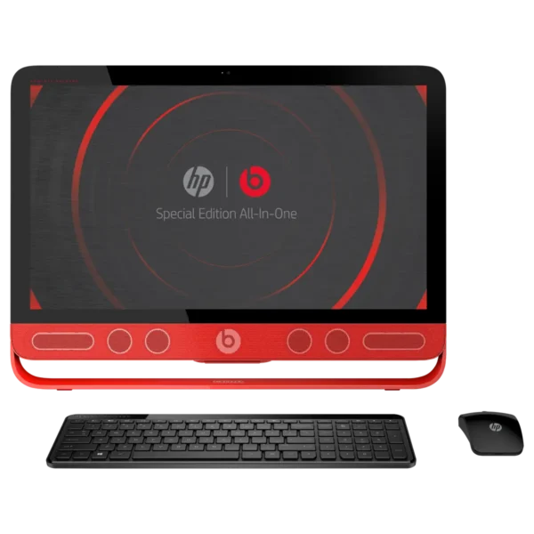 HP ENVY Beats 23-n205na Intel® Core™ i5 i5-4460T 58.4 cm (23″) 1920 x 1080 pixels Touchscreen All-in-One PC 8 GB DDR3L-SDRAM 1 TB HDD Windows 8.1 Black, Red