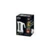 Braun WK 5115 electric kettle 1.7 L 3000 W Silver, White