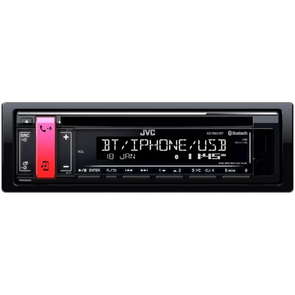 JVC KD-R891BT car media receiver Black 50 W Bluetooth