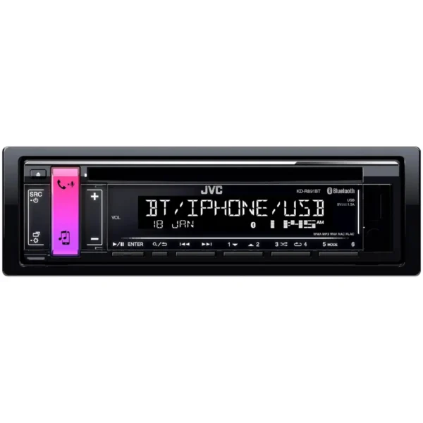 JVC KD-R891BT car media receiver Black 50 W Bluetooth