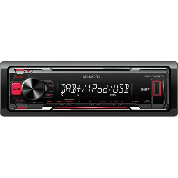 Kenwood KMM-DAB403 Black 200 W