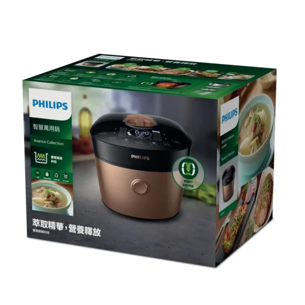 Philips Avance Collection HD2195/50 electric pressure cooker 5 L Black, Brown 1250 W