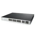 Zyxel NSW100-28P Managed L2 Gigabit Ethernet (10/100/1000) Power over Ethernet (PoE) Black, Grey
