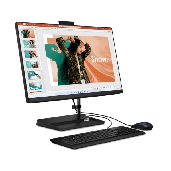 Lenovo IdeaCentre 3 Intel® Core™ i7 i7-1260P 60.5 cm (23.8″) 1920 x 1080 pixels All-in-One PC 16 GB DDR4-SDRAM 1 TB SSD Windows 11 Home Wi-Fi 6 (802.11ax) Black