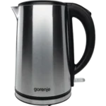 Gorenje K15DWS electric kettle 1.5 L 2200 W Black, Stainless steel