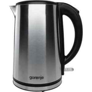 Gorenje K15DWS electric kettle 1.5 L 2200 W Black, Stainless steel