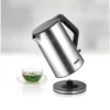 Unold 18526 electric kettle 1.4 L 2200 W Black, Stainless steel