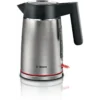 Bosch TWK6M480 electric kettle 1.7 L 2400 W Black, Stainless steel