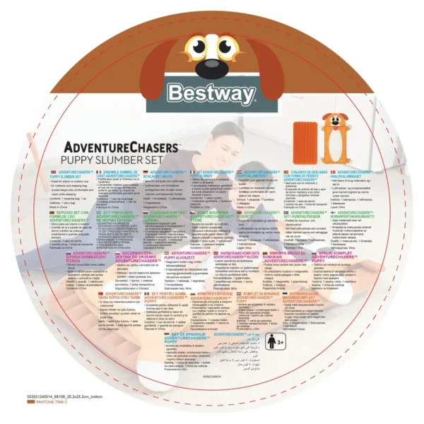 Bestway 62″ x 26″/1.58m x 66cm AdventureChasers Puppy Slumber Set