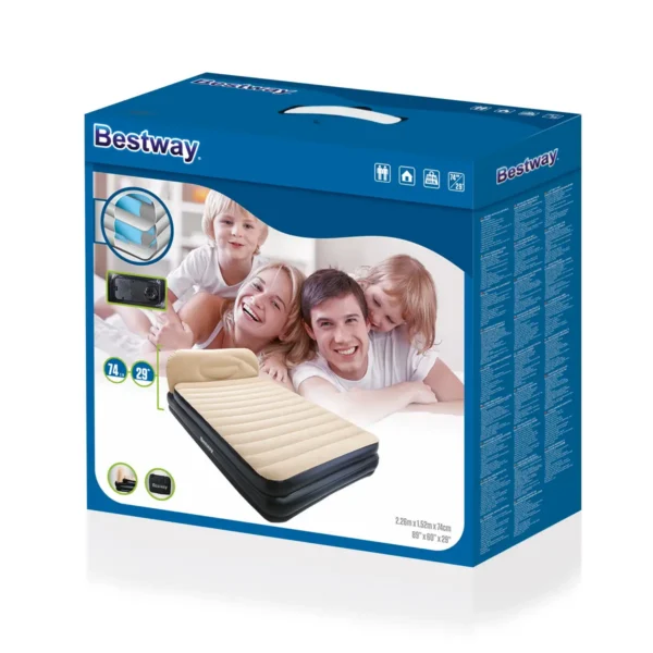 Bestway Soft-Back Elevated Airbed / Queen