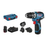 Bosch GSR 12V-35 FC 1750 RPM Keyless 590 g Black, Blue, Red