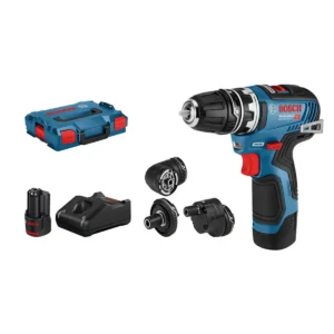 Bosch GSR 12V-35 FC 1750 RPM Keyless 590 g Black, Blue, Red