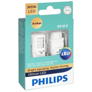 Philips 3057AULAX2 car light bulb P27/7 LED