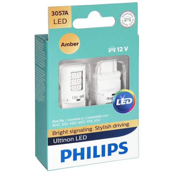 Philips 3057AULAX2 car light bulb P27/7 LED