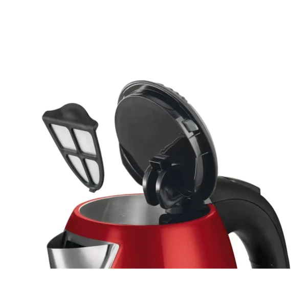 Bosch TWK7804GB electric kettle 1.7 L 3000 W Black, Red
