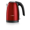Bosch TWK7804GB electric kettle 1.7 L 3000 W Black, Red