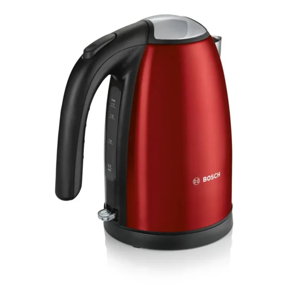 Bosch TWK7804GB electric kettle 1.7 L 3000 W Black, Red