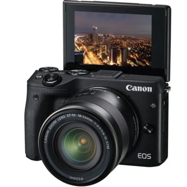 Canon EOS M3 + EF-M 18-55mm IS STM Kit MILC 24.2 MP CMOS 6000 x 4000 pixels Black