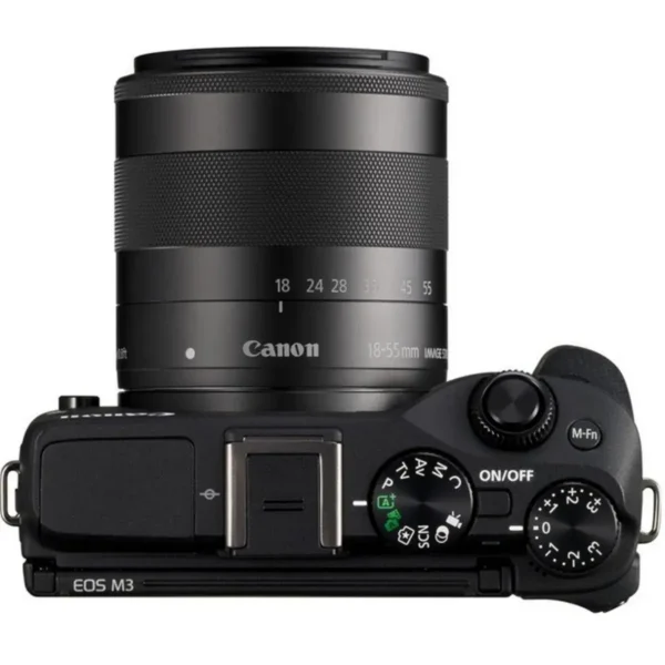 Canon EOS M3 + EF-M 18-55mm IS STM Kit MILC 24.2 MP CMOS 6000 x 4000 pixels Black