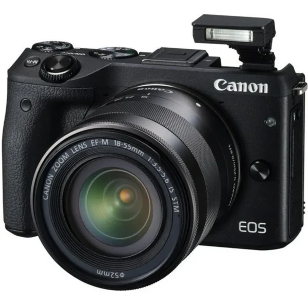 Canon EOS M3 + EF-M 18-55mm IS STM Kit MILC 24.2 MP CMOS 6000 x 4000 pixels Black