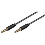 Ewent EW-220114-015-N-P audio cable 1.5 m 3.5mm Black