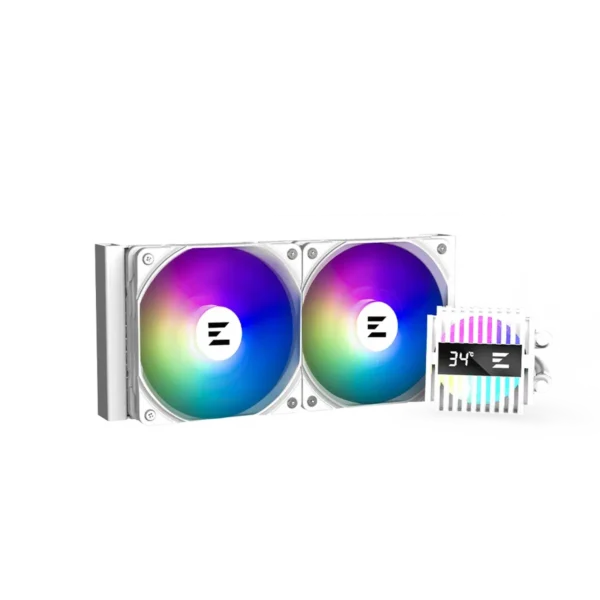 Zalman ALPHA2 A24 WHITE computer cooling system Processor All-in-one liquid cooler 12 cm