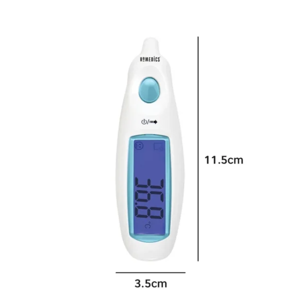 HoMedics TE-101-EU digital body thermometer Contact thermometer Blue, White Ear Buttons