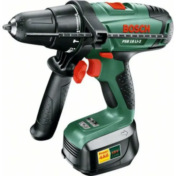 Bosch PSB 18 LI-2 Keyless 1.5 kg Black, Green