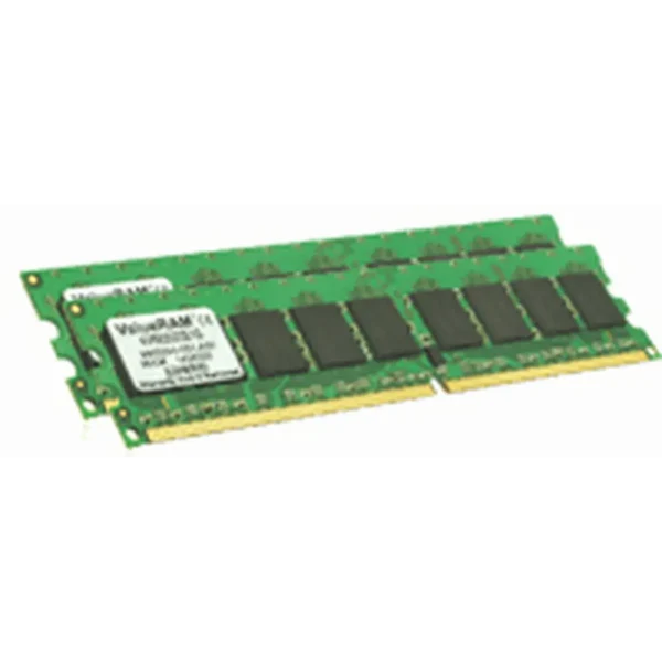 Kingston Technology ValueRAM 4GB 400MHz DDR2 ECC Registered CL3 DIMM (Kit of 2) Dual Rank, x4 memory module 2 GB
