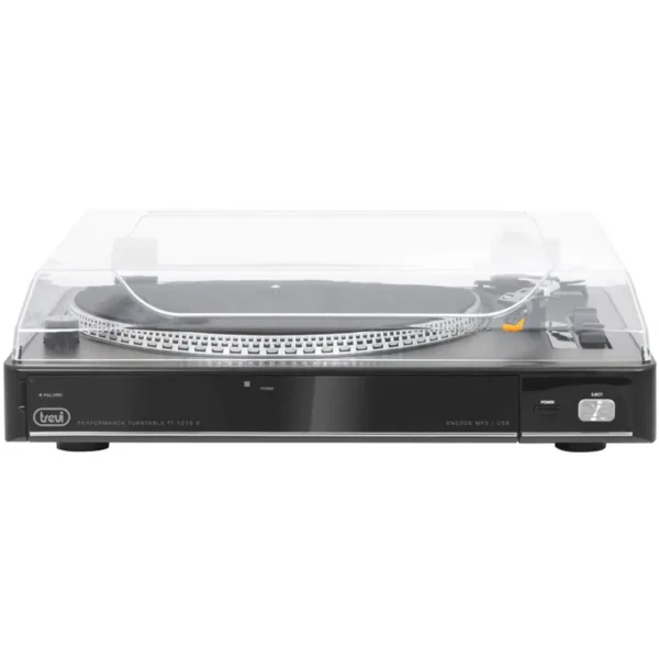 Trevi TT 1075 E Belt-drive audio turntable Black Semi Automatic