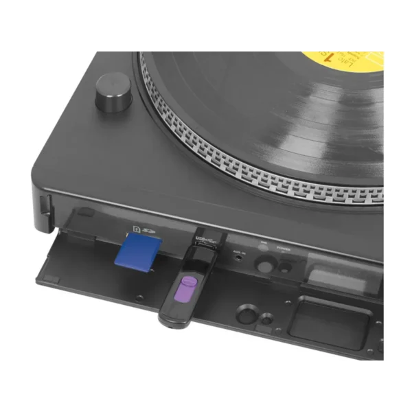 Trevi TT 1075 E Belt-drive audio turntable Black Semi Automatic