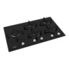 Whirlpool GOA 9523/NB Black Built-in 86 cm Gas 5 zone(s)