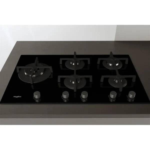 Whirlpool GOA 9523/NB Black Built-in 86 cm Gas 5 zone(s)