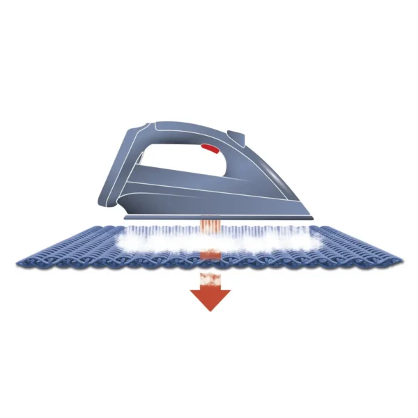Tefal EasyGliss FV3920 iron Dry & Steam iron Durilium soleplate 2300 W Blue, White