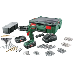 Bosch PSB 1800 + SystemBox 1350 RPM 1.3 kg Black, Green, Red